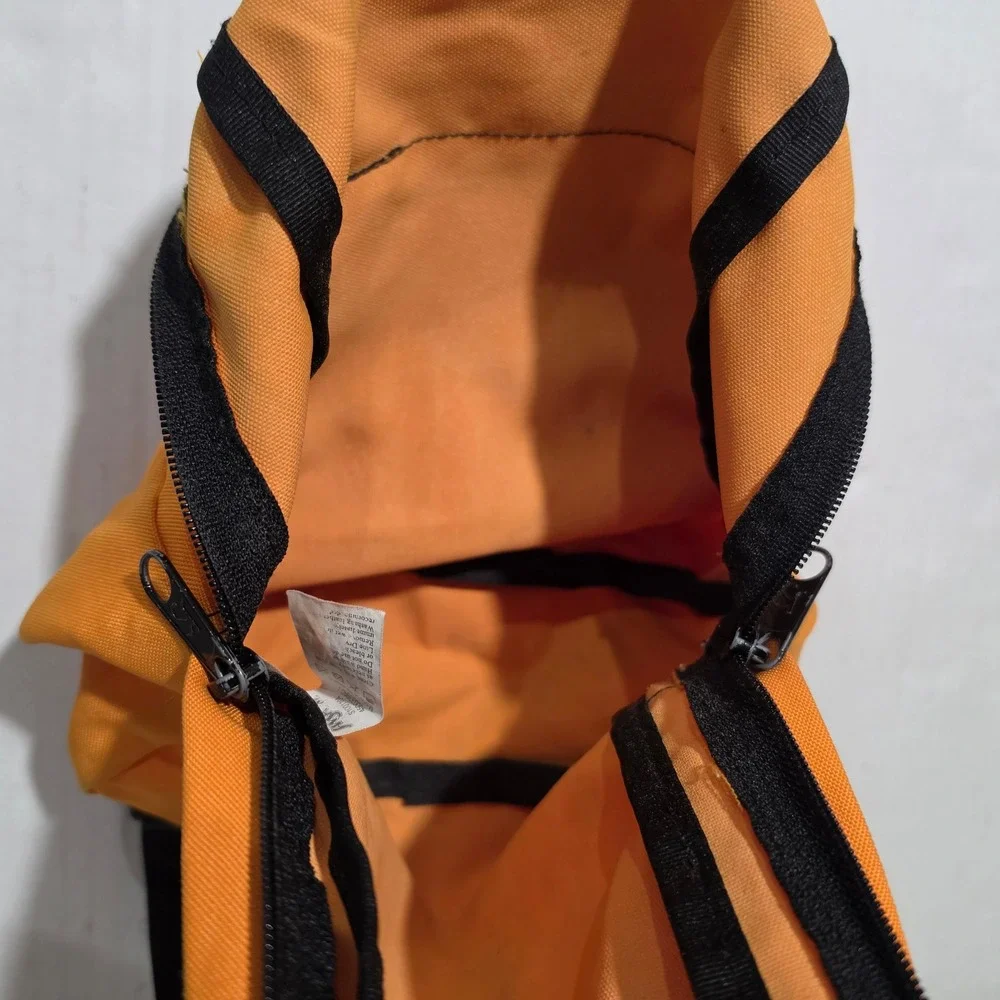 JanSport Mini Backpack Orange Canvas Vintage Small Bag T907 Mens Womens Lids